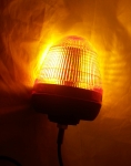 Set 4X LED Lampa Laterala Flexzon, Pentru Gabarit, Potrivit Pentru Amplasarea Oglinzii, Rosu si Galben, Neon Efect