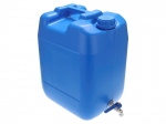 Canistra plastic 20L, cu robinet metalic, albastru, Carmotion