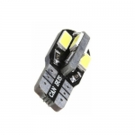 Bec Led T10 Flexzon, 8 SMD, W5W, 12V, Canbus, Pentru Pozitie, Plafoniere, Portbagaj, Lumina Alb 6000K