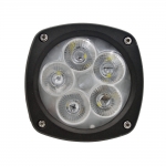 Proiector LED Flexzon, PRO, Pentru Masina Agricol, Tractor, ATV, Jeep, 5100lm, 11cm, 50W, 12V-24V, 5 Leduri, Compatibil John Deere, Case IH