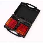 Kit LED Lampi Flexzon, Wireless, 5 functii, Pentru Remorca Magnetica Fara Fir 12V-24V