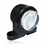 Set 2X Lampa Laterala LED Flexzon, Mini, 5.5cm, 12v - 24v, Rosu si Alb, Pentru Remorca, Camion