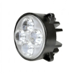 Proiector LED Flexzon, PRO, Pentru Masina Agricol, Tractor, ATV, Jeep, 3400lm, 84mm, 40W, 12V-24V, Rotund, 4 Leduri, Compatibil Case IH, Challenger, RoGator, John Deere, New Holland