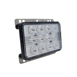 Proiector LED Flexzon, Cu 2 Faze - Faza Scurta si Faza Lunga, PRO, Pentru Masina Agricol, Tractor, 5100lm, 16.5cm, 60W, 12V-24V, 12 Leduri