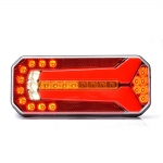 Set 2 Lampi Auto LED Spate, Cu Semnalizare Dinamica, Universale,6 Functii, Neon Glow, Remorca, Camion, E-Mark, 12-24V