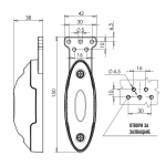 Set 2X Lampa Laterala Gabarit LED, Stanga si Dreapta, 3 Functie Galbena, Alba, Rosie, Universala, E-Mark, 12V-24V