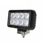 Proiector LED Flexzon, PRO, Pentru Masina Agricol, Tractor, ATV, Jeep, 3400lm,120mm, 60W, 12V-24V, 8 Leduri OSRAM