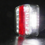 Set 2 Lampi Led Stop Auto Flexzon, 5 Functii, 14 Leduri, Remorca, Camion, Trailer, 12-24V