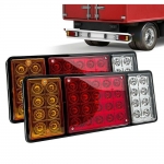 Set 2X Auto LED Lampi Spate Flexzon, Universale, 4 Functii, Remorca, Camion, Trailer, 12V