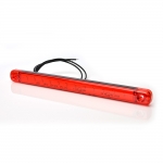 Lampa De Gabarit LED, Rosie, E-Mark, 12 Leduri, 12V-24V, 24cm, pentru Remorci, Autoutilitare, Camioane