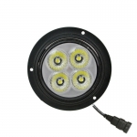 Proiector LED Flexzon, PRO, Pentru Masina Agricol, Tractor, ATV, Jeep, 3400lm, 137mm, 40W, 12V-24V, Rotund, 4 Leduri, Compatibil Ford-New Holland