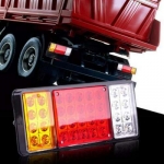 Set 2X Auto LED Lampi Spate Flexzon, Universale, 4 Functii, Remorca, Camion, Trailer, 12V