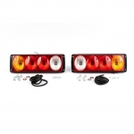 Set 2X Lampi Stop Auto Flexzon, Cu Cablu, 5 Functii, 12V - 24V, 314mm x 100mm x 65mm, Pentru Remorca, Camion, Trailer