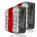 Set de Doua Lampi Auto LED Spate Flexzon, Universale, 5 Functii, Remorca, Camion, Trailer, 12-24V