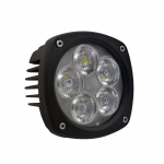 Proiector LED Flexzon, PRO, Pentru Masina Agricol, Tractor, ATV, Jeep, 5100lm, 11cm, 50W, 12V-24V, 5 Leduri, Compatibil John Deere, Case IH